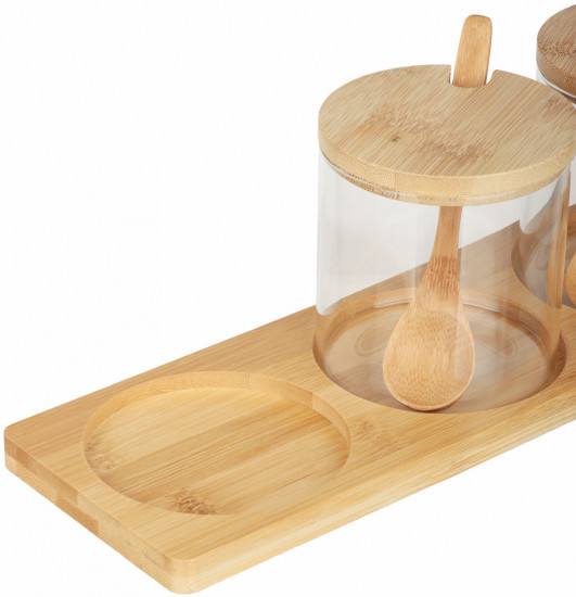 Набор банок для хранения с ложкой