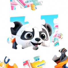 Макси-пазлы «Панды в машинках» - Фото 2