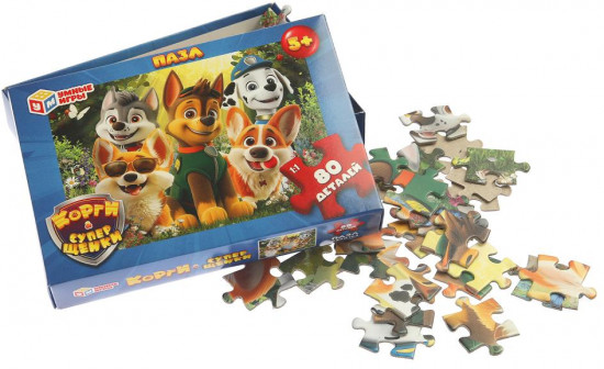 Пазл «Корги & Суперщенки»