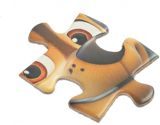 Пазл «Суперщенки в машинках»