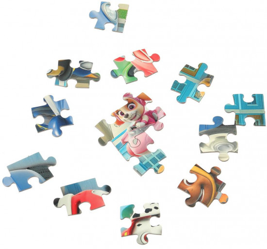 Пазл «Суперщенки в машинках»