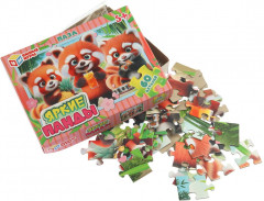 Пазл «Яркие панды» - Фото 1