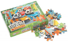 Пазл «Панды в машинках» - Фото 1