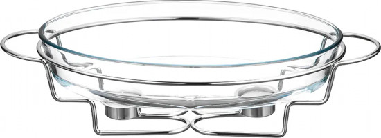 Мармит с крышкой на подставке