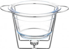 Мармит с крышкой на подставке - Фото 3