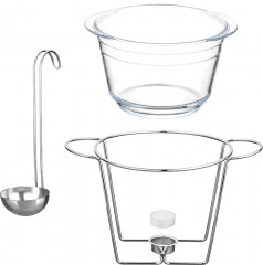 Мармит с крышкой на подставке - Фото 4