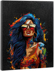 Картина по номерам с глиттером «Драйв» - Фото 7