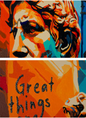 Картина по номерам с глиттером «Арт» - Фото 8