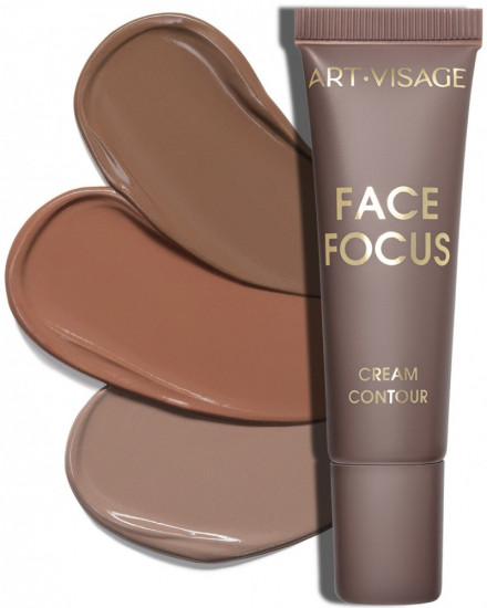 Скульптор для лица кремовый «Face Focus», оттенок 303 Холодный коричневый