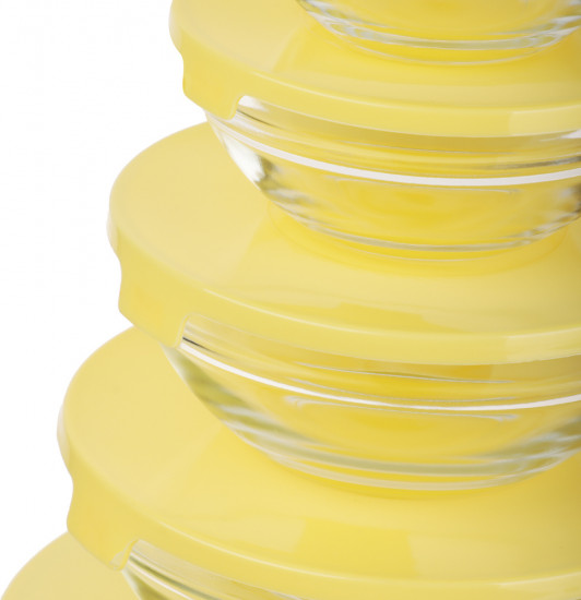 Набор салатников с крышкой