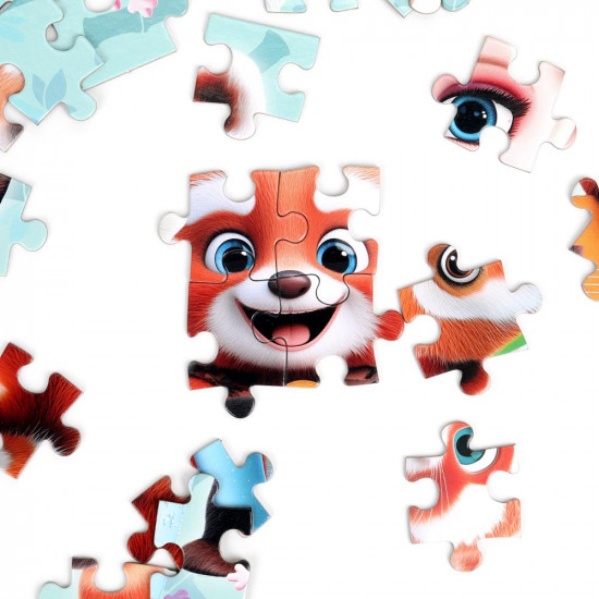 Пазл «Магия льда & Яркие панды»