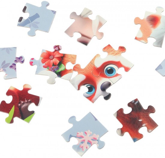 Пазл «Магия льда & Яркие панды»