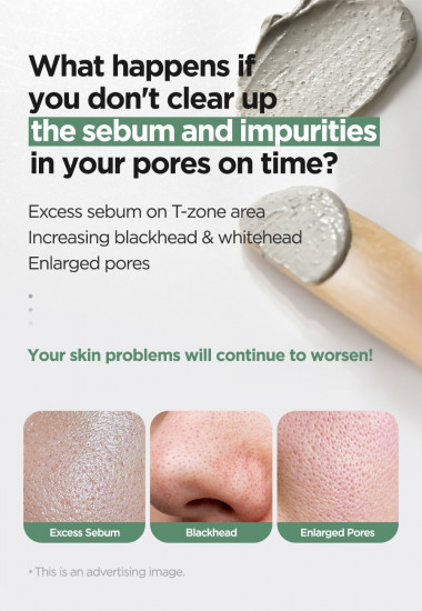 Глиняная маска для лица с экстрактом полыни для проблемной кожи «Mugwort Calming Clay Mask»