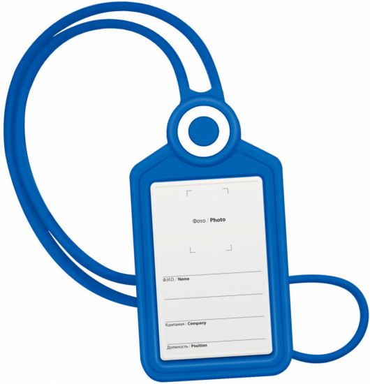 Бейдж вертикальный