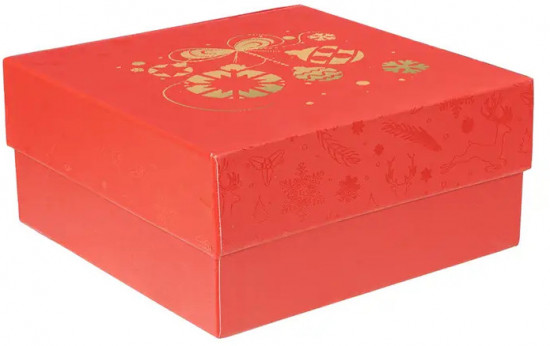 Коробка подарочная новогодняя