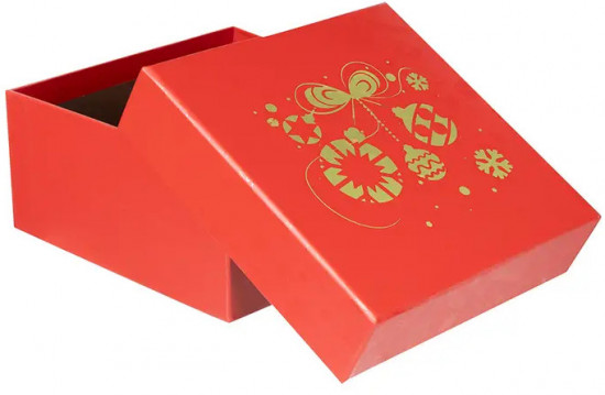 Коробка подарочная новогодняя