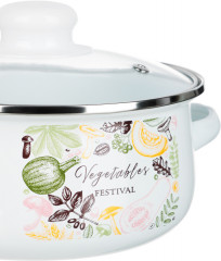 Набор кастрюль с крышкой «Овощной микс» - Фото 4