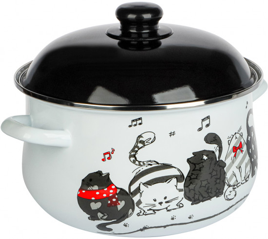 Кастрюля с крышкой «Хвостатые друзья»