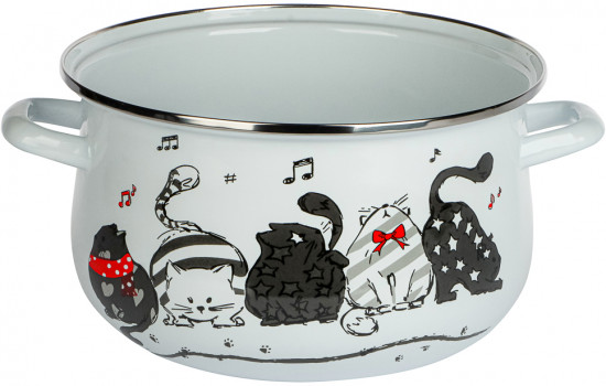 Кастрюля с крышкой «Хвостатые друзья»
