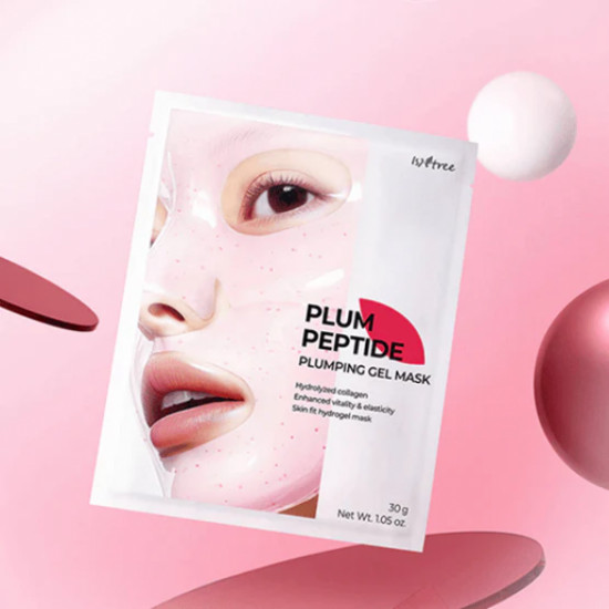 Гидрогелевая маска для лица с коллагеном и аргирелином «Plum Peptide Plumping Gel Mask»