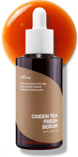 Освежающая сыворотка для лица с зелёным чаем «Green Tea Fresh Serum»
