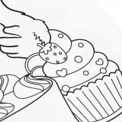 Раскраска «Десерты для пушистых» - Фото 4