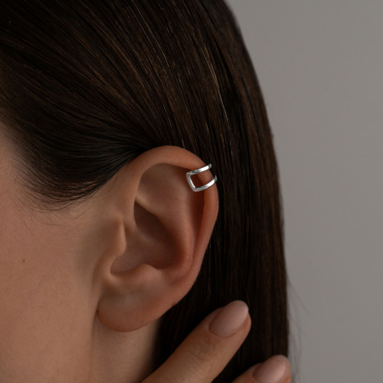 Серьга из серебра