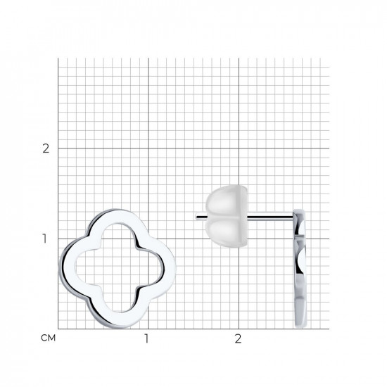 Серьги из серебра
