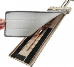 Швабра с вертикальным отжимом и насадкой - Фото 2