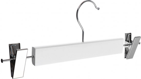 Вешалка для юбок и брюк с клипсами