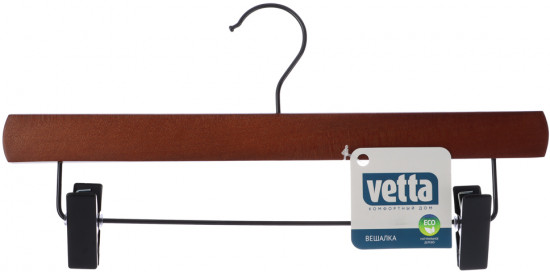 Вешалка для юбок и брюк с клипсами