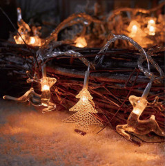 Новогодняя гирлянда электрическая «Ёлка и олень» - Фото 2