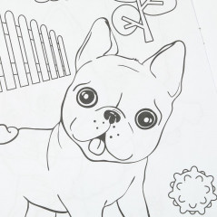 Раскраска «Бублик идёт на прогулку» - Фото 5