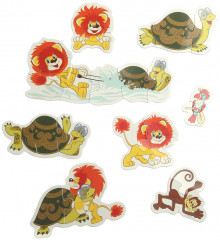 Игра-головоломка с фигурными деталями «Львёнок и Черепаха» - Фото 2