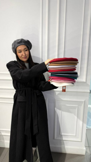 Берет однотонный кашемировый