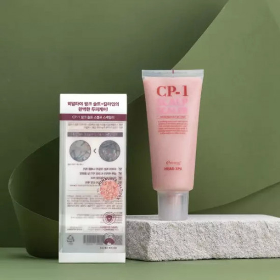 Скраб для кожи головы успокаивающий «Head Spa Pink Salt Scalp Scaler»