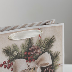 Пакет крафтовый «Поздравляю с Новым годом!» - Фото 2