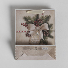 Пакет крафтовый «Поздравляю с Новым годом!» - Фото 3