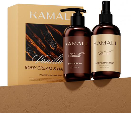 Набор уходовый для тела и волос «Vanilla Cream & Mist»