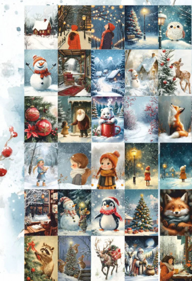 Набор новогодних открыток «Новый год»