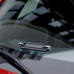 Автовизитка Baseus ACNUM-01 Black - Фото 1