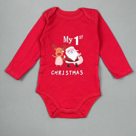Боди новогодний для новорожденных