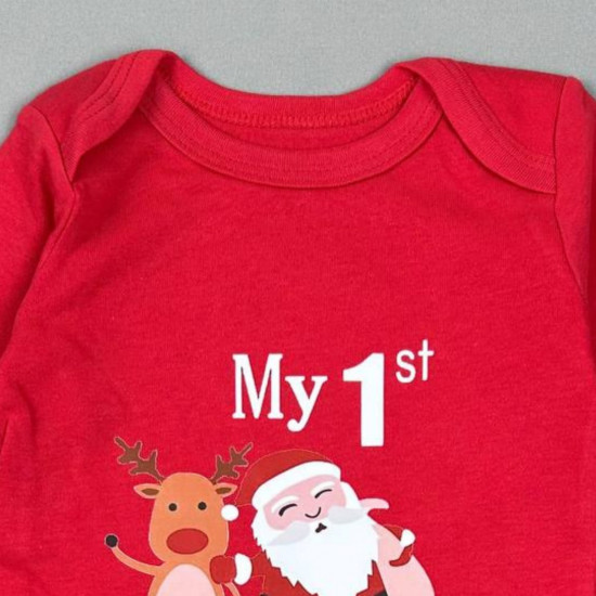 Боди новогодний для новорожденных