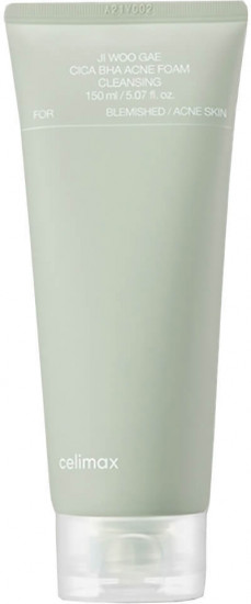 Очищающая пенка для умывания с BHA кислотой и центеллой «Ji Woo Gae»