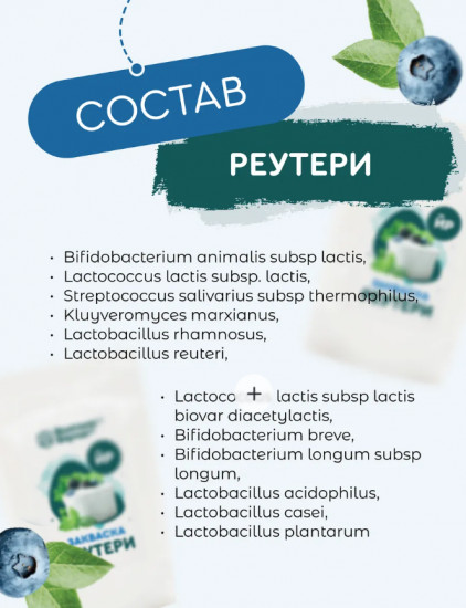 Закваска для йогурта «Реутери»