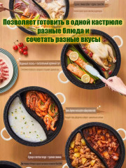 Кастрюля для хого электрическая многофункциональная - Фото 7