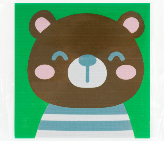 Аппликация помпонами «Мишка»