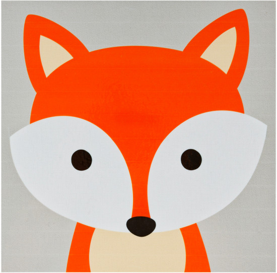 Аппликация помпонами «Лисичка»