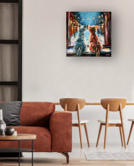 Картина маслом «Новогодний дозор» - Фото 5