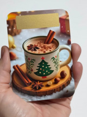 Набор мини-открыток новогодних с предсказаниями - Фото 14